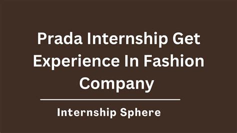 generation prada internship